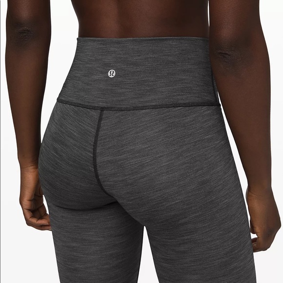 lululemon athletica Pants - Wunder Under High-Rise Heathered Black Leggings